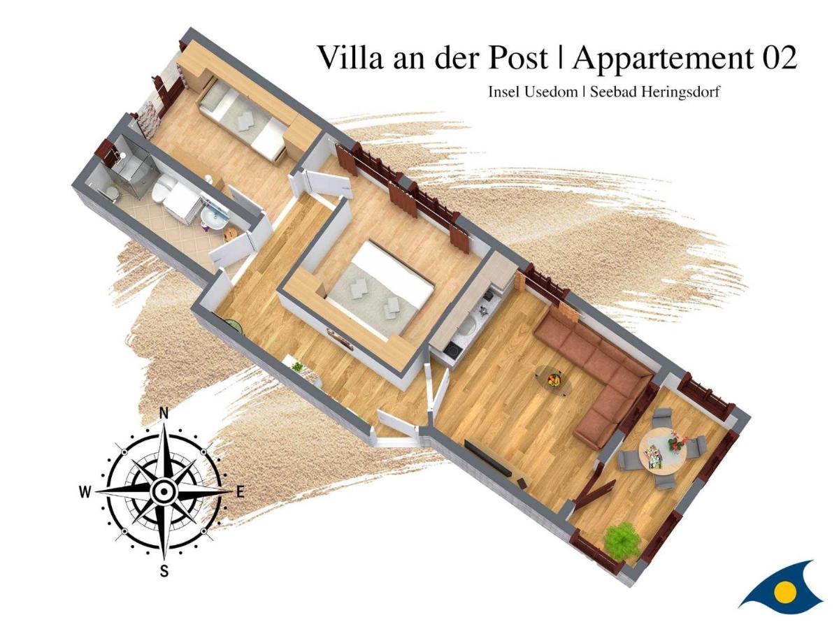 Villa An Der Post Whg 02 Heringsdorf  Luaran gambar